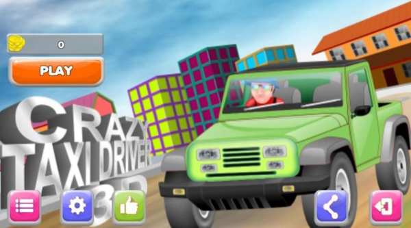 Crazy Taxi Driver 3D 7 تصوير الشاشة