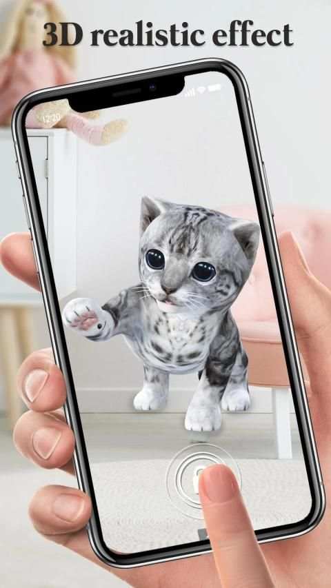 3D Cute Kitty lock screen for you screenshot 2