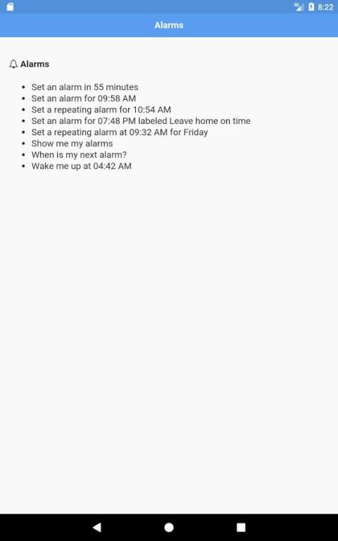 Commands for Google Assistant скриншот 1