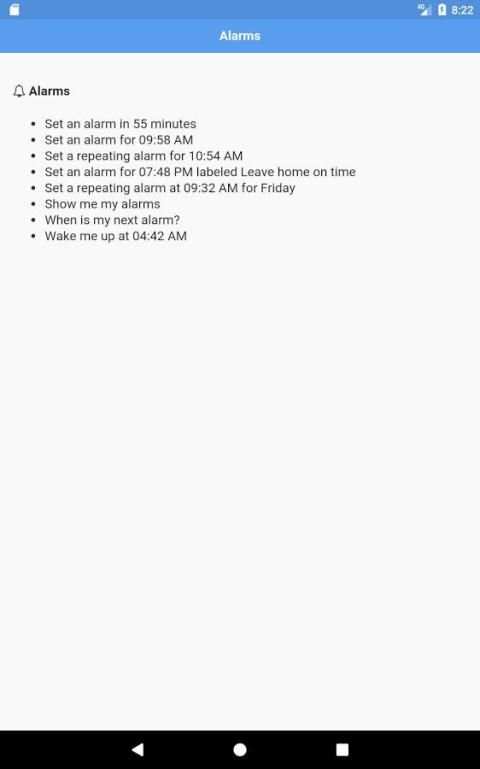 Commands for Google Assistant скриншот 1