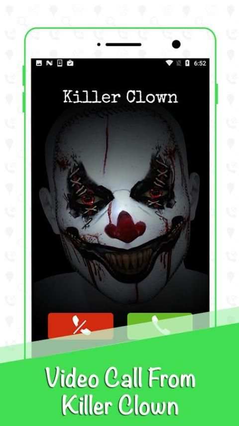 Killer Clown Video Call Prank 4 تصوير الشاشة