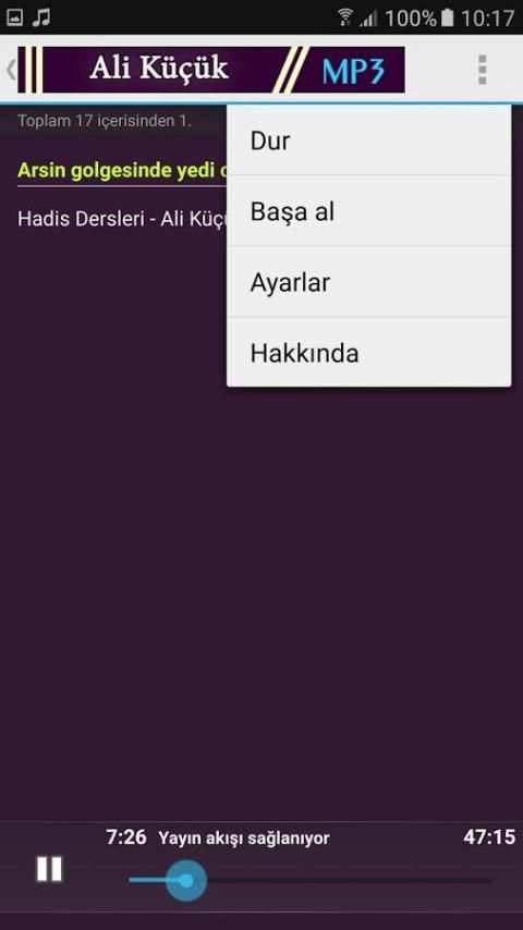 Hadis Dersleri - Ali Küçük Mp3 2 تصوير الشاشة