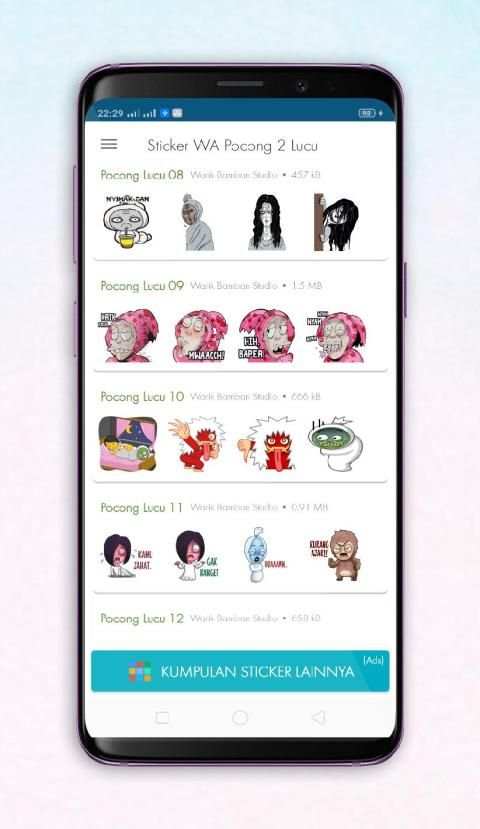 Stiker WA Pocong 2 Lucu screenshot 7
