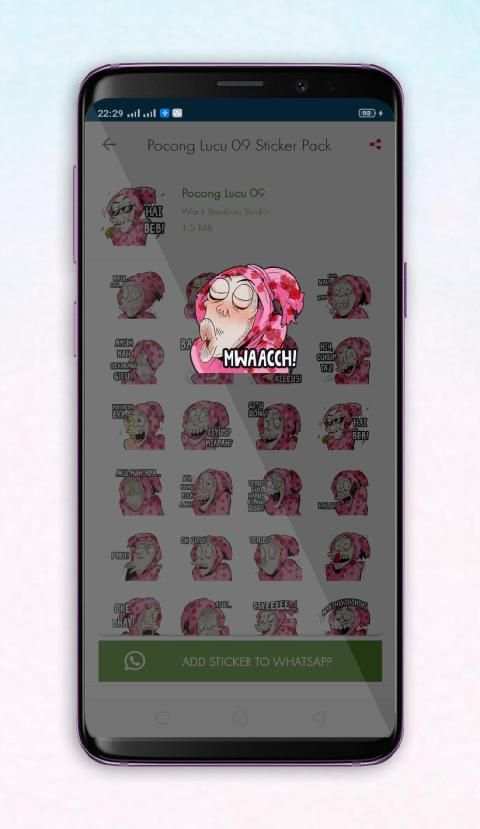 Stiker WA Pocong 2 Lucu screenshot 3