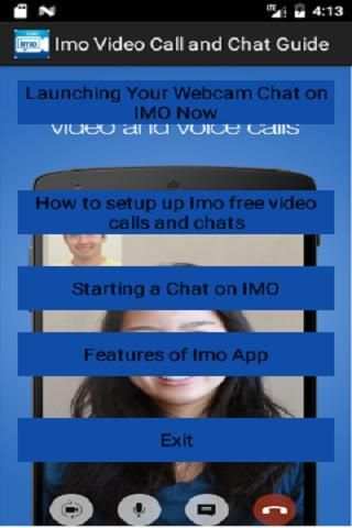 Free Imo Video Chat Guide 2 تصوير الشاشة
