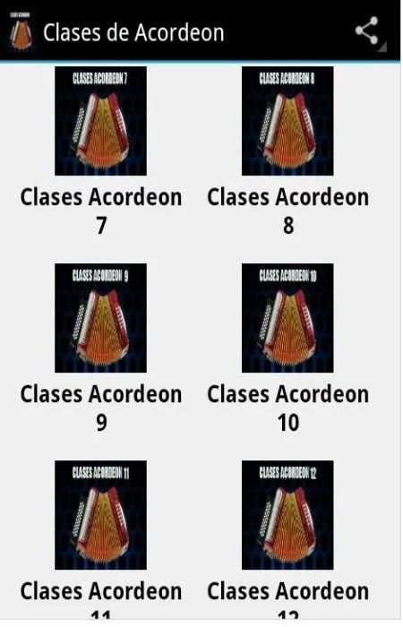 Clases Acordeón screenshot 2