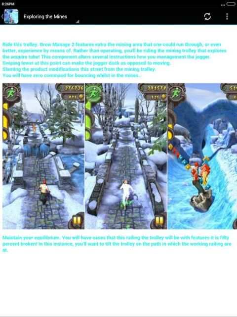 Guide For Temple Run 2 скриншот 1