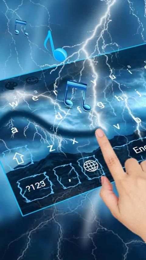 Thunder Light Music Keyboard स्क्रीनशॉट 2