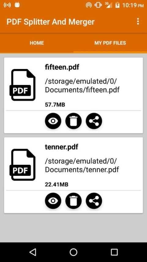 PDF Splitter And Merger screenshot 2