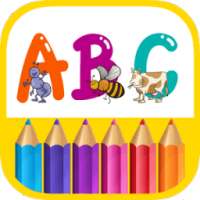 ABC Coloring Painting Pages