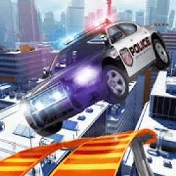 Police car roof stunts 2020: jumping roof games