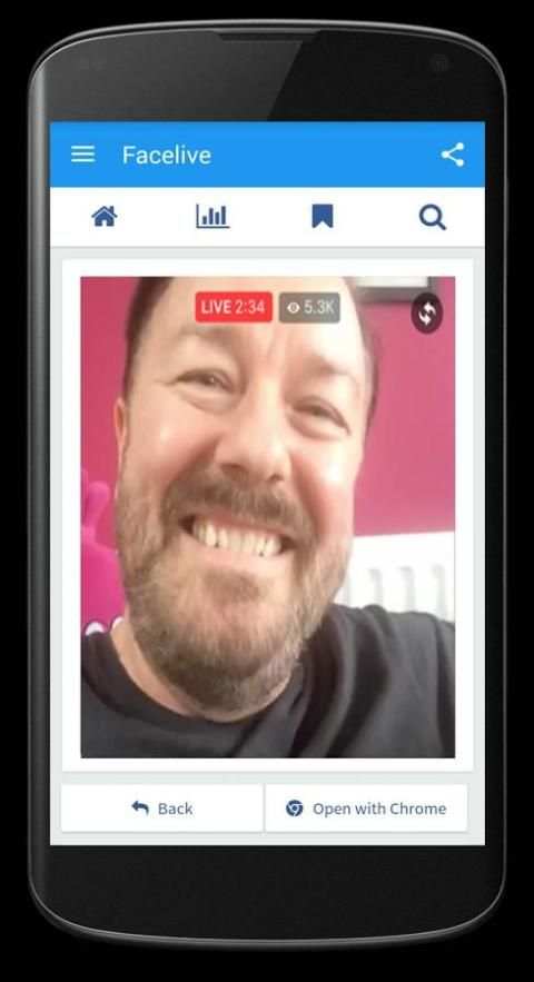 Facelive - Facebook Live скриншот 8