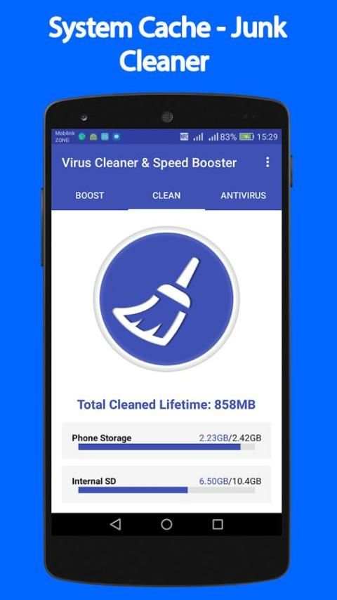 Virus Cleaner & Speed Booster 3 تصوير الشاشة