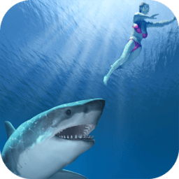 Great White Shark Attack أيقونة