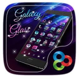 Galaxy Glass Go Launcher Theme