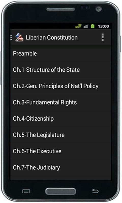 Liberian Constitution स्क्रीनशॉट 2