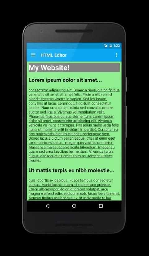 HTML Editor and Viewer 5 تصوير الشاشة