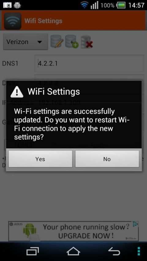 WiFi Settings (dns,ip,gateway) screenshot 5