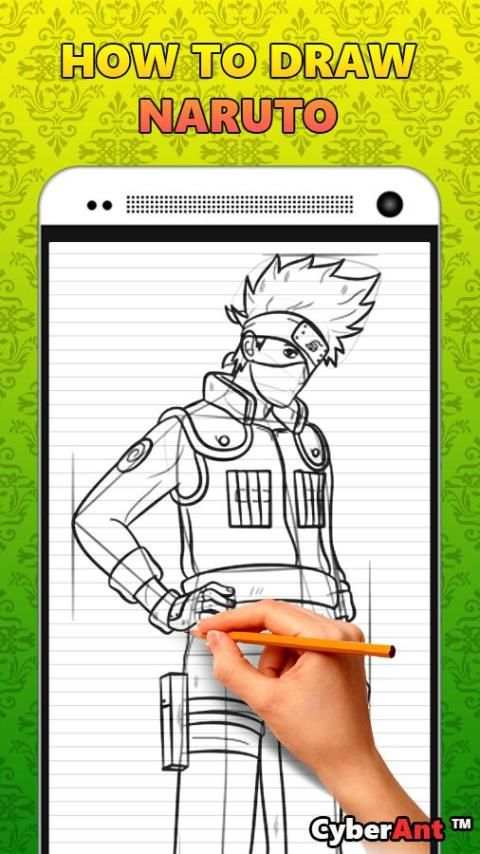How To Draw Naruto Characters screenshot 1