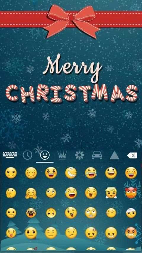 Merry Christmas Neon Keyboard скриншот 2