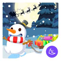 Snowman-APUS Launcher theme