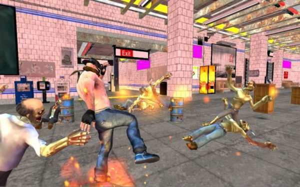 Zombie Street Fighting Kung Fu Attack 2020 screenshot 2