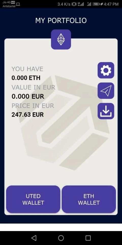 United (UTED) Wallet स्क्रीनशॉट 3