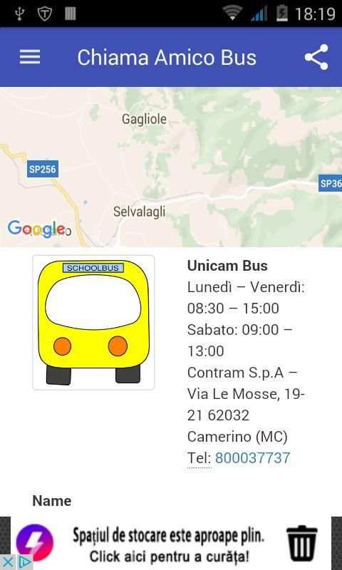 Unicam Bus Camerino Orari screenshot 2