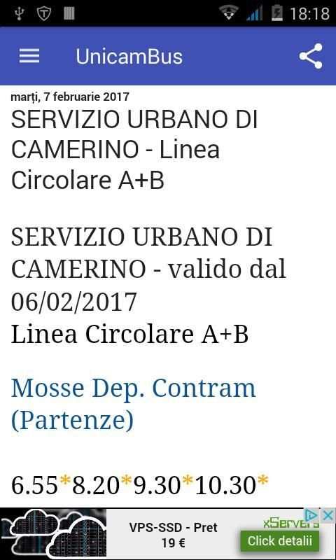 Unicam Bus Camerino Orari screenshot 5