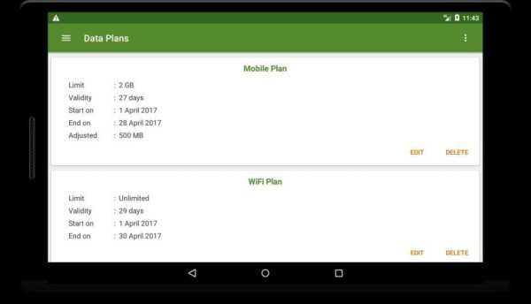 Data Usage & Internet Speed 1 تصوير الشاشة