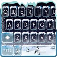 Snowy Christmas Keyboard on 9Apps
