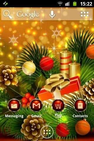 Merry Christmas ADW Launcher 6 تصوير الشاشة
