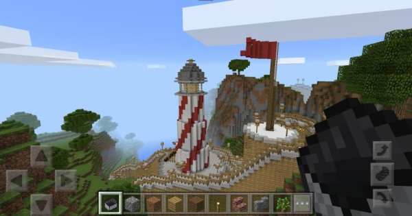 Sky rollercoaster Minecraft PE screenshot 7