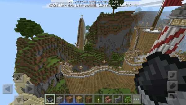 Sky rollercoaster Minecraft PE screenshot 8