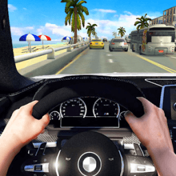 Traffic Driving in Car icon