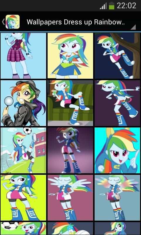 Live Wallpapers Rainbow Dash скриншот 3