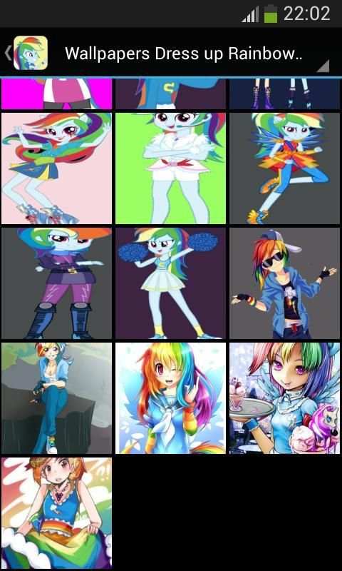 Live Wallpapers Rainbow Dash скриншот 4