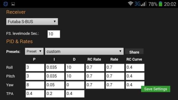 KISS FC Android GUI स्क्रीनशॉट 2