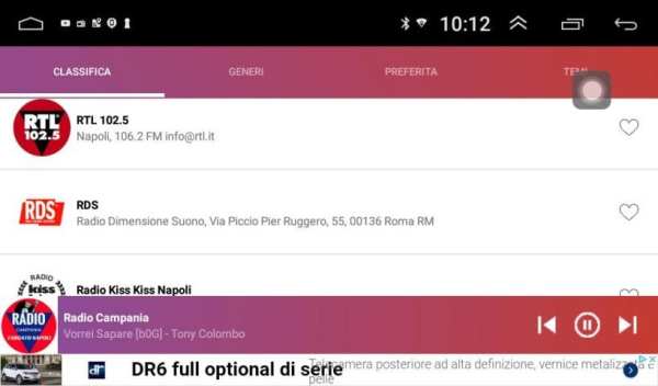 Radio Dab, Fm, Am, Italia - My Radio screenshot 3