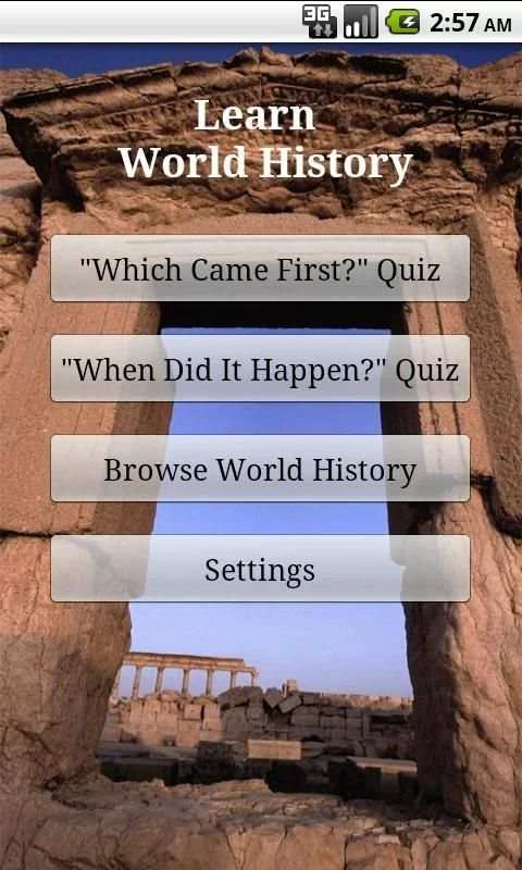 Learn World History (Free) скриншот 2