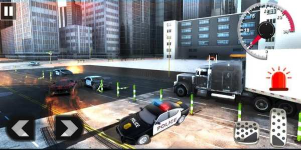 Police Car Driving in City स्क्रीनशॉट 2