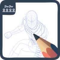 How Draw Spiderman
