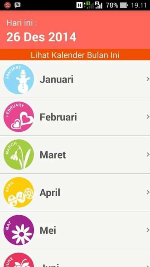 Kalender Indonesia screenshot 2