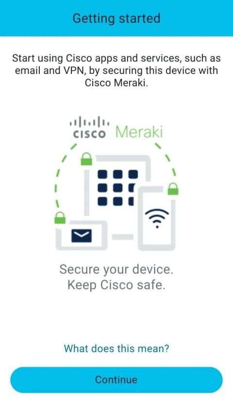 Cisco eStore Mobile Setup स्क्रीनशॉट 2