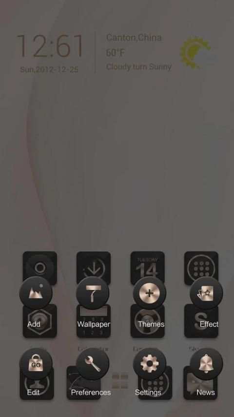 Golden Slumbers Go Launcher screenshot 2