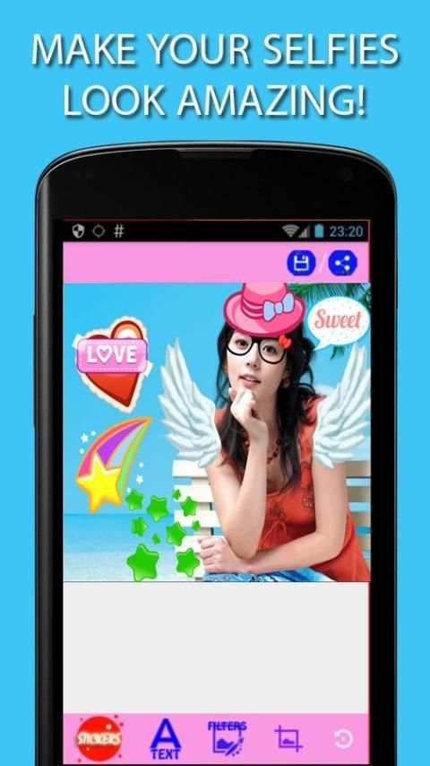 B621 Camera - Sweet Selfie स्क्रीनशॉट 4