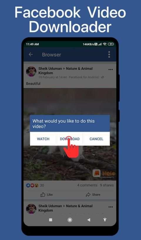 Video Downloader for Facebook HD Video Downloader screenshot 2