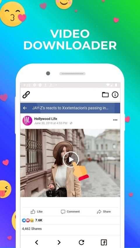 Video Downloader for Facebook स्क्रीनशॉट 1