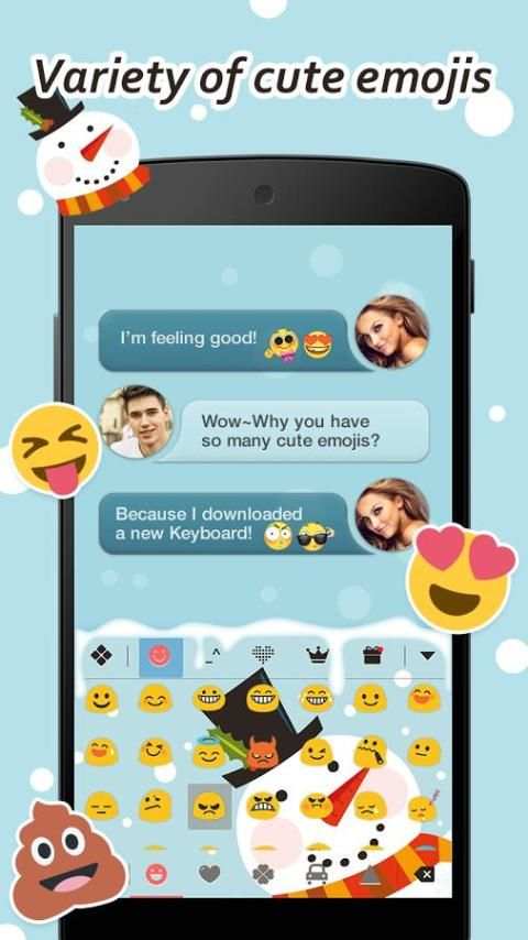 Keyboard - Boto : Snowman स्क्रीनशॉट 2