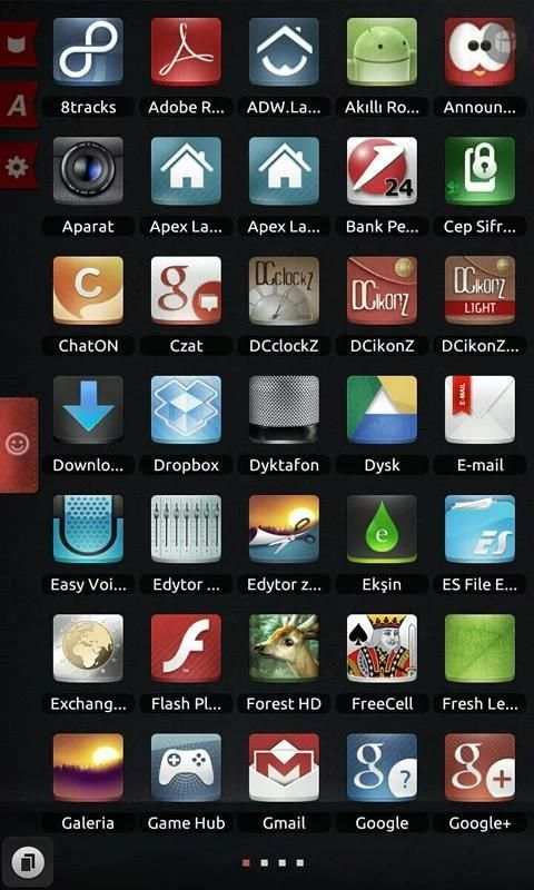 DCikonZ Leather TSF Theme screenshot 1